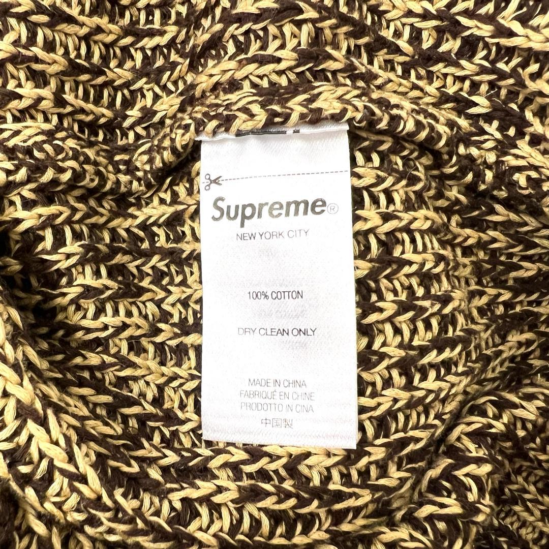 Supreme Melange Rib Knit Sweater Brown L - メルカリ