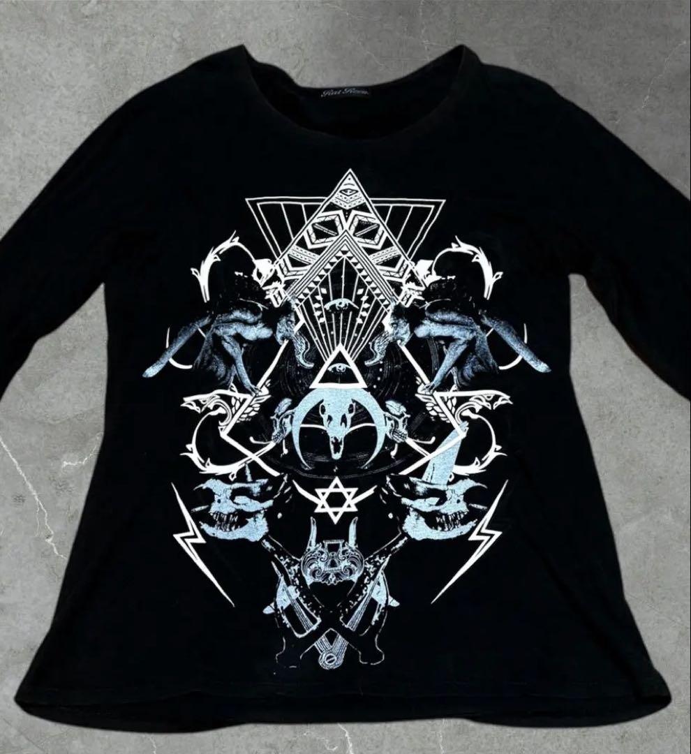 Rat Roen 悪魔ロングTシャツ　y2k