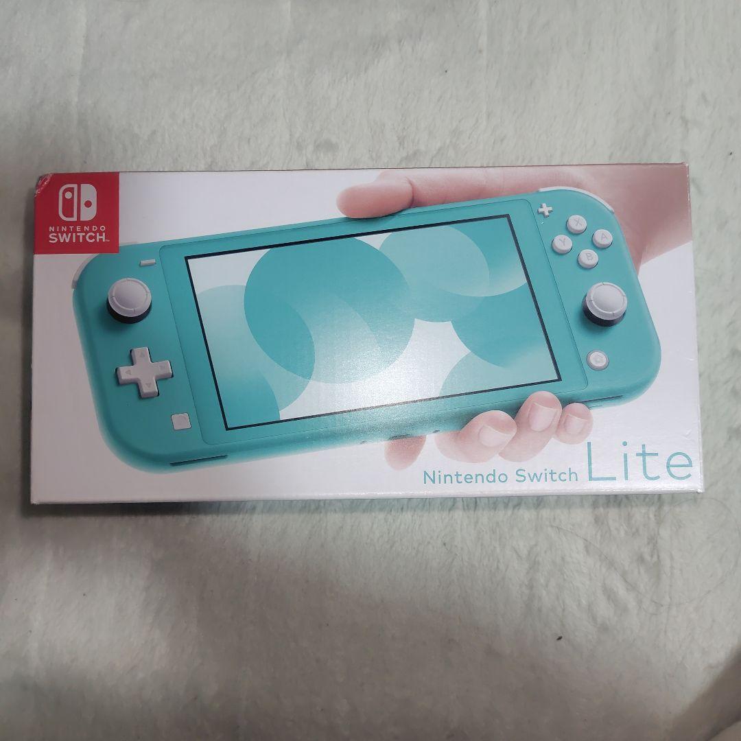 Switchライト　ターコイズ　ポーチ・箱付き