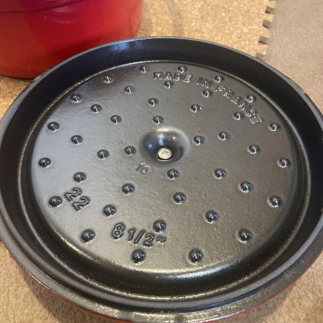 STAUB ストウブ チェリーレッド　20 難あり