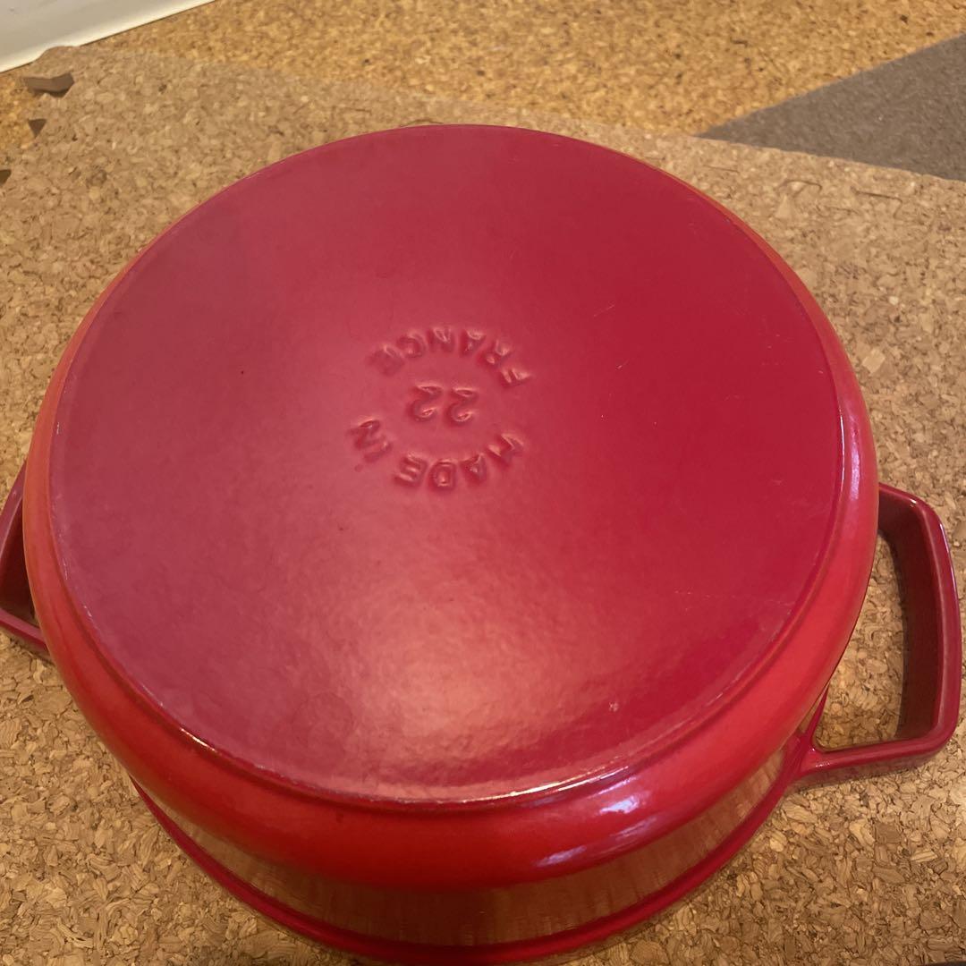 STAUB ストウブ チェリーレッド　20 難あり