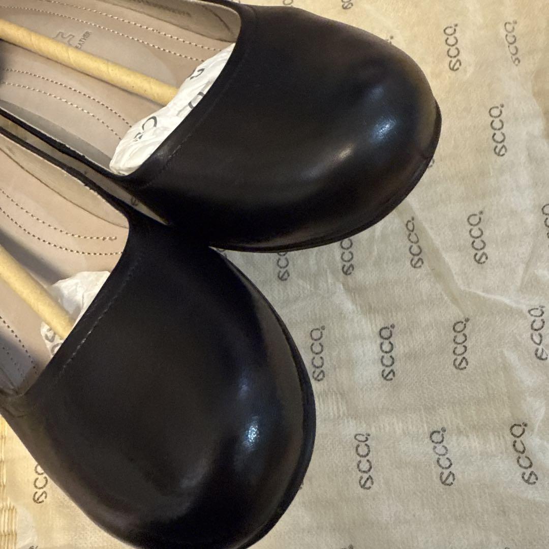 【美品】ecco TOUCH50 Pump エコー黒パンプス　サイズ38