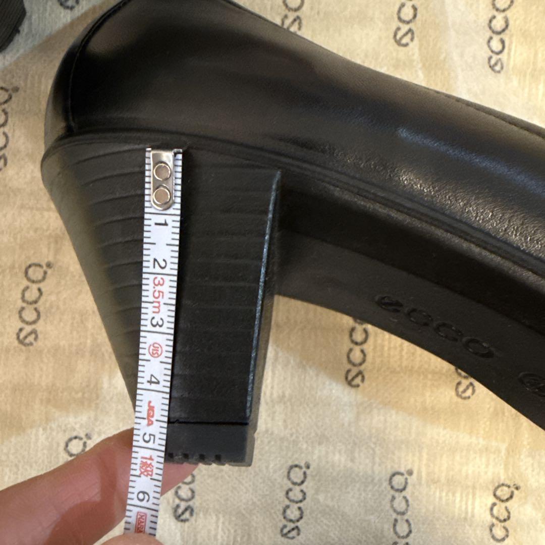 【美品】ecco TOUCH50 Pump エコー黒パンプス　サイズ38