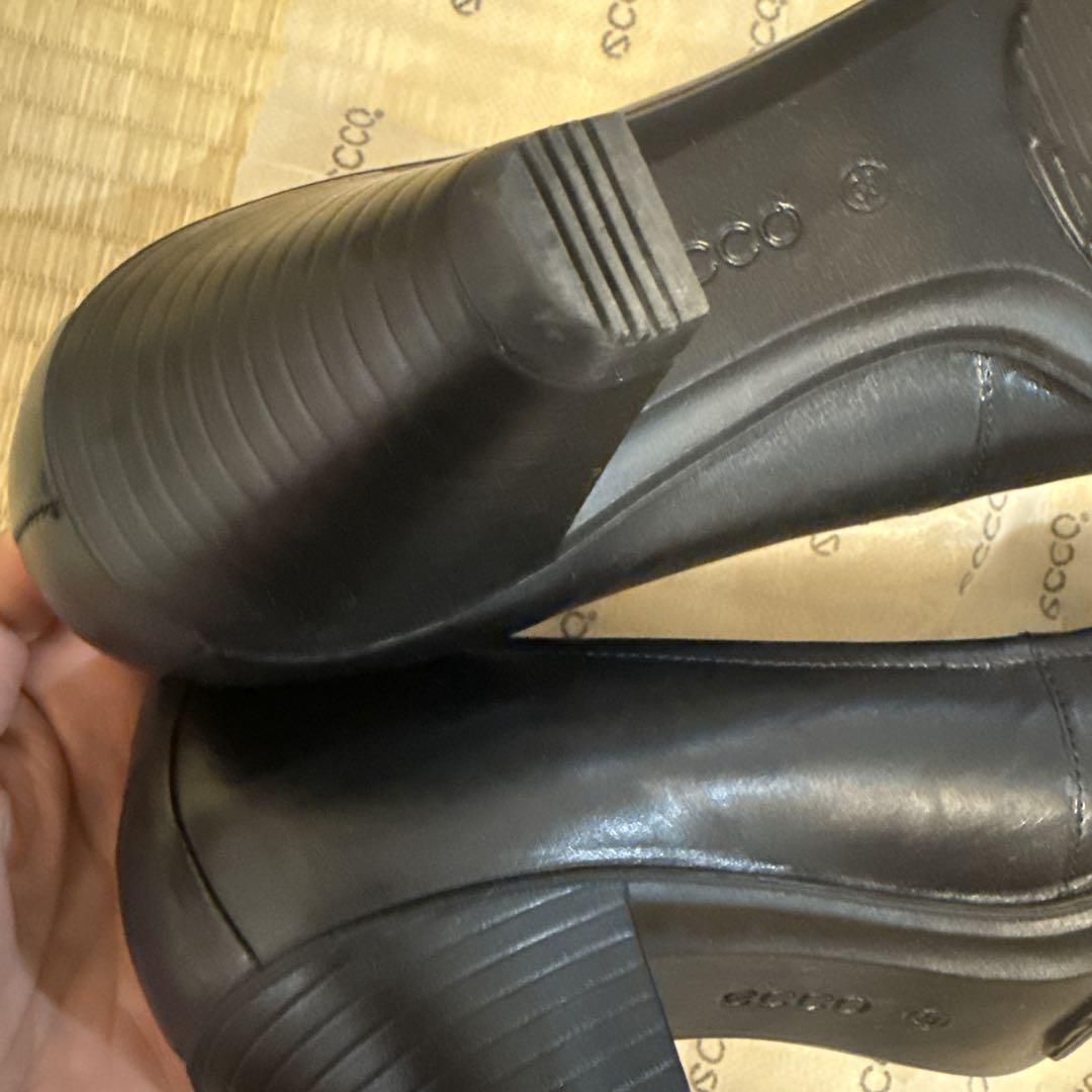 【美品】ecco TOUCH50 Pump エコー黒パンプス　サイズ38