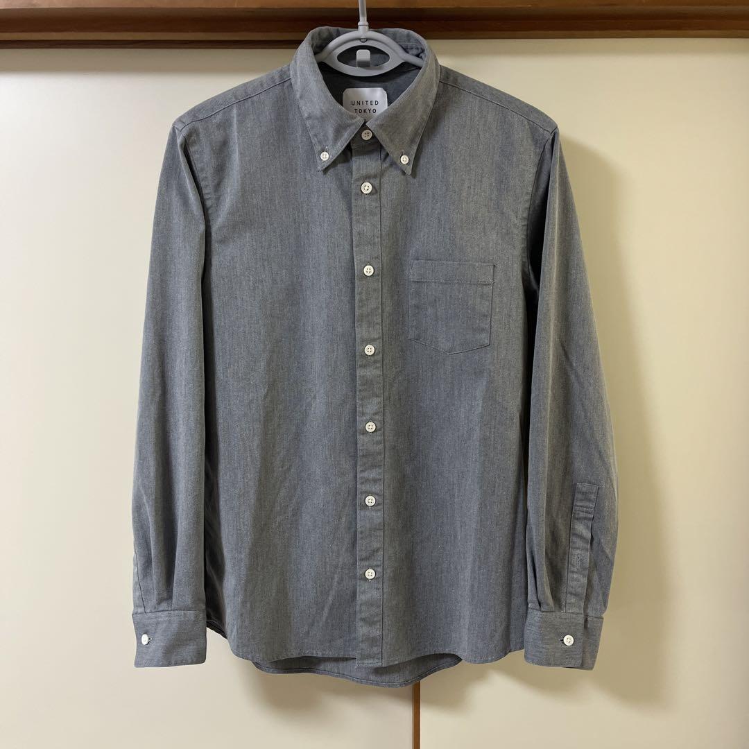 UNITED TOKYO 長袖シャツ M グレー