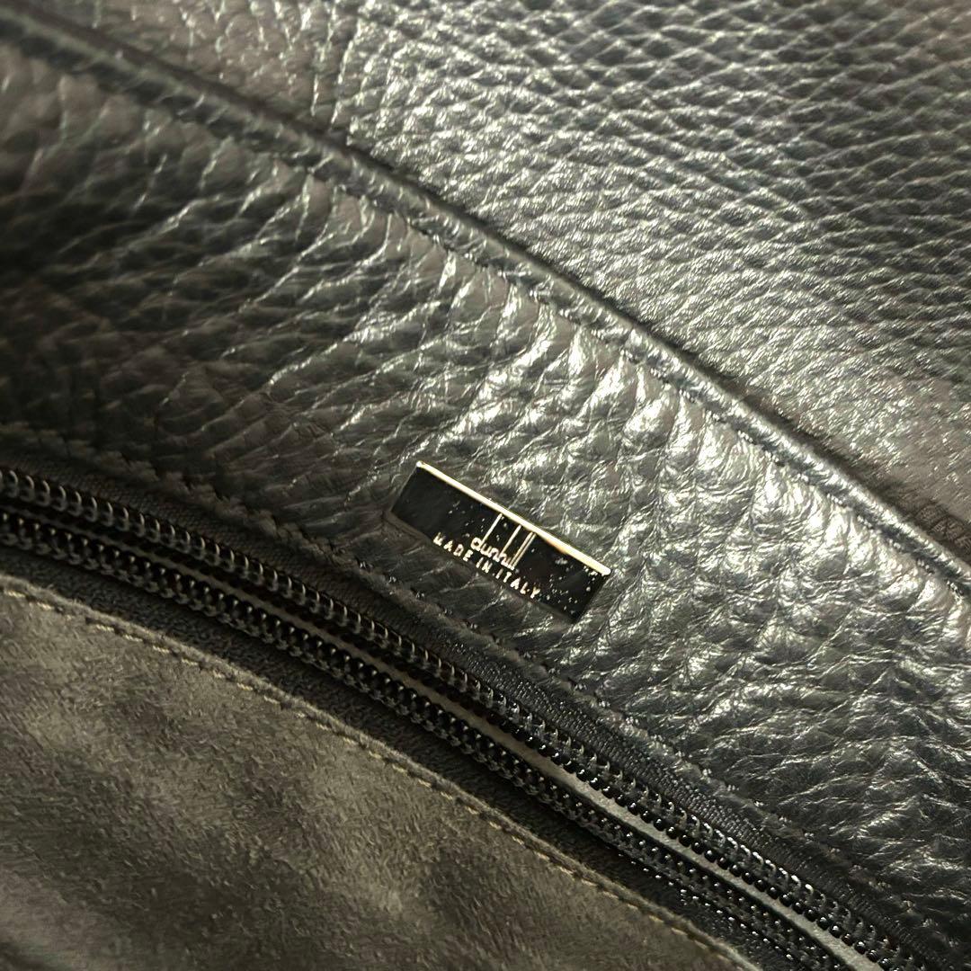 極美品 dunhill ダンヒル ブラック レザー ショルダーバッグ サコッシュ 極美品 dunhill ダンヒル ブラック レザー ショルダーバッグ サコッシュ