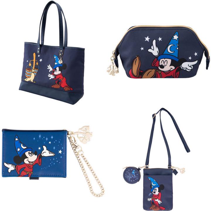 新しい ディズニー ミッキー ファンタジア 魔法使いの弟子 トート ポーチ パスケース キャラクターグッズ おもちゃ 9 264 Cstisa Com