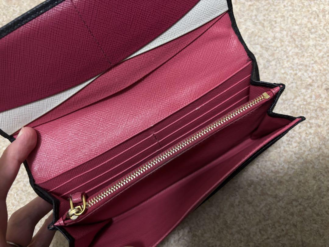 PRADA 長財布 サフィアーノマルチカラー
