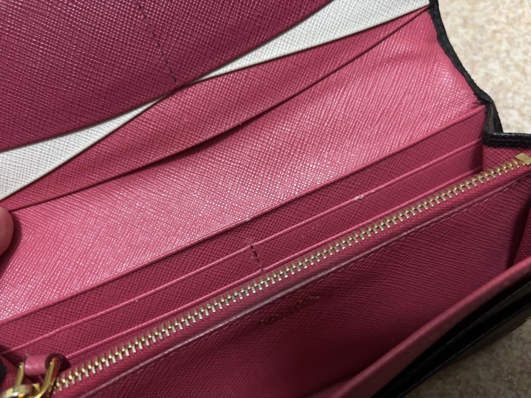 PRADA 長財布 サフィアーノマルチカラー