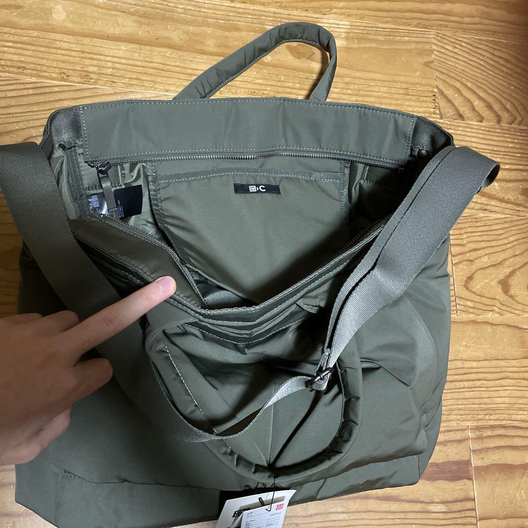 未使用品　ユニクロ C ユーティリティ 2WAYショルダーバッグ オリーブ