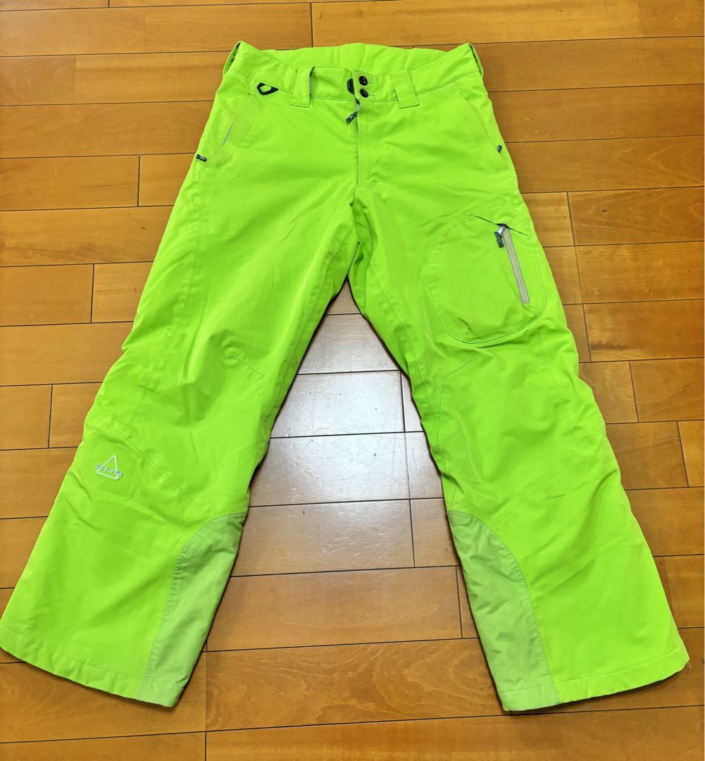 【jimesan】SOS SKI Pants スキー　パンツ　黄緑