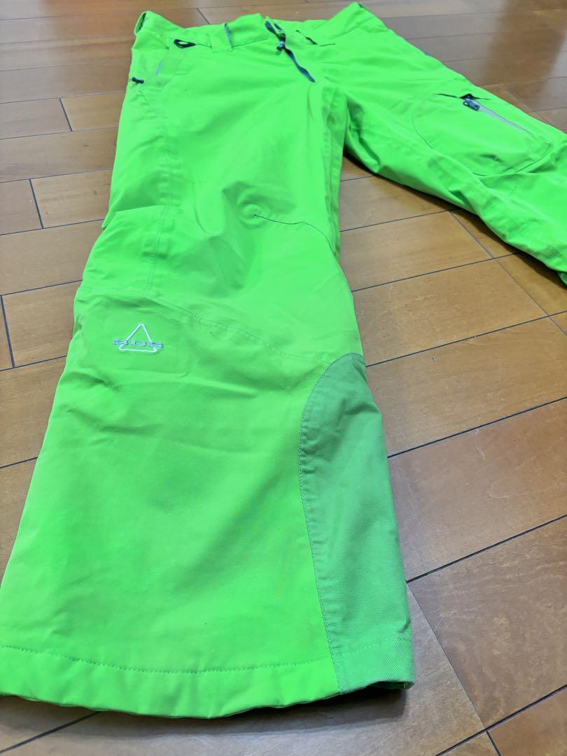 【jimesan】SOS SKI Pants スキー　パンツ　黄緑