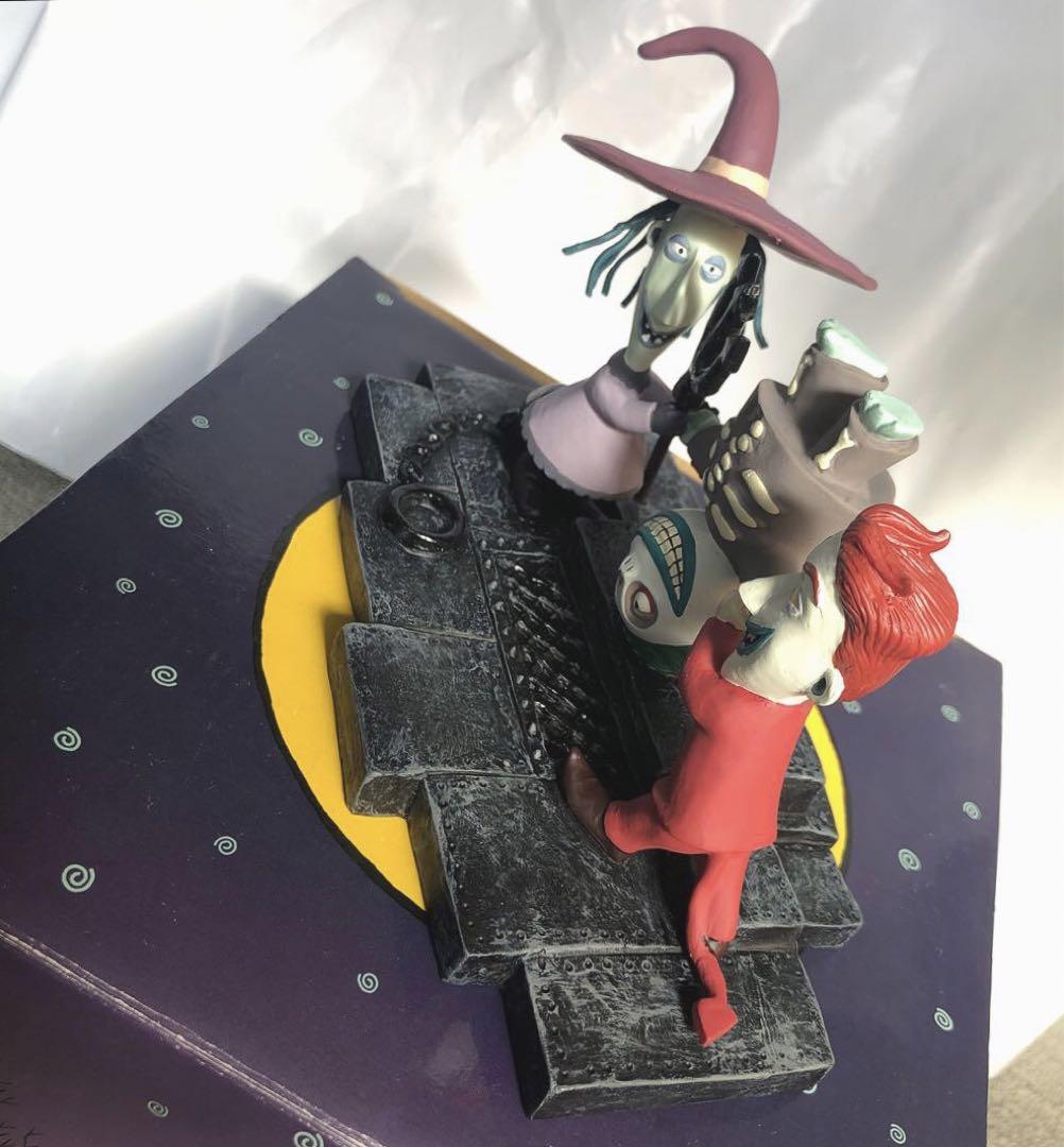 美品 ナイトメア・ビフォア・クリスマス ロックショック&バレル レジンフィギュア