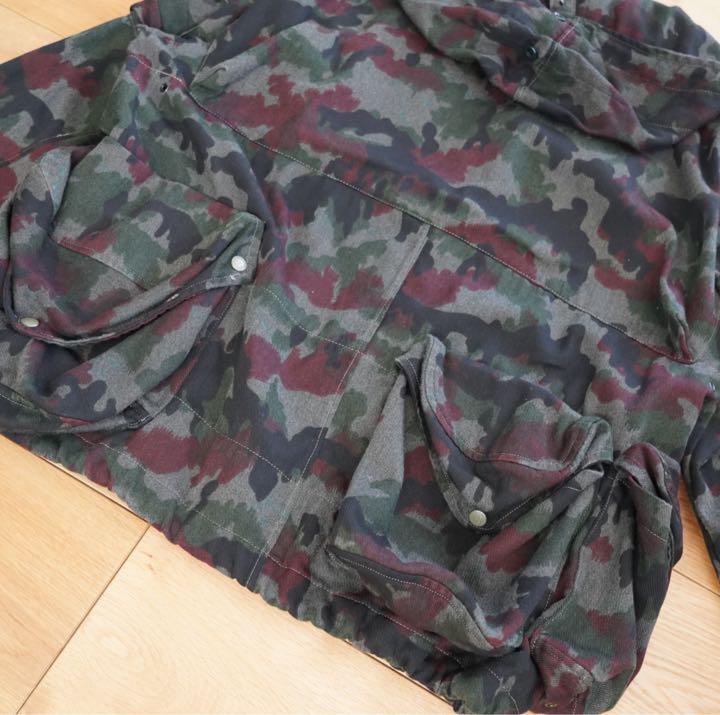 スイス軍 アルペンカモ 後染め フィールドジャケット