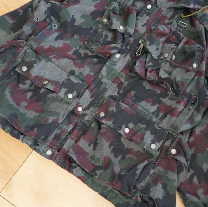 スイス軍 アルペンカモ 後染め フィールドジャケット
