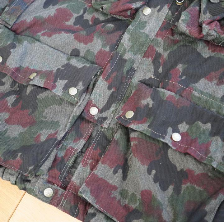スイス軍 アルペンカモ 後染め フィールドジャケット