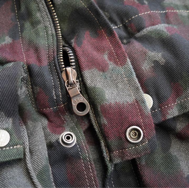 スイス軍 アルペンカモ 後染め フィールドジャケット