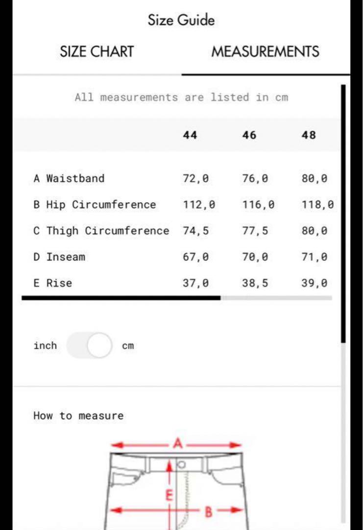 Acne Studios 2023 ディストレストワイドレッグジーンズ