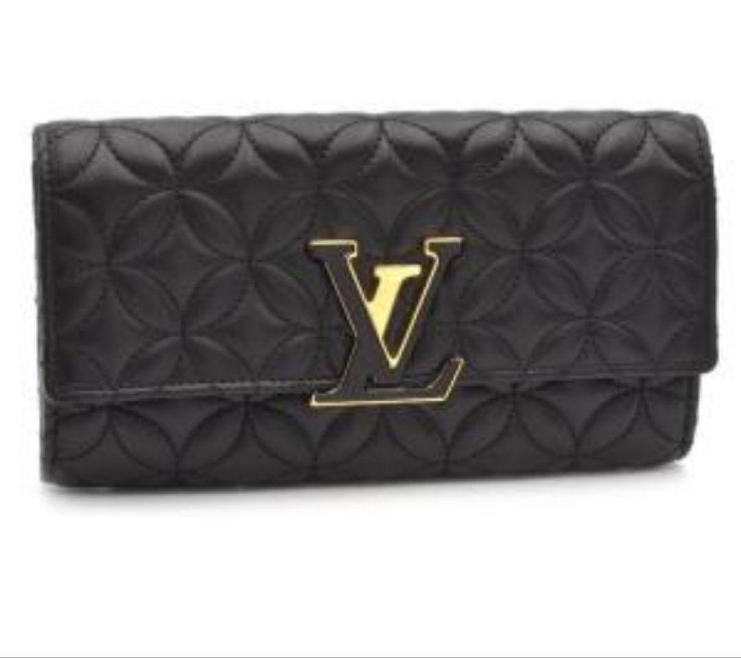 値下げ！希少！LOUIS VUITTON　カプシーヌ　長財布