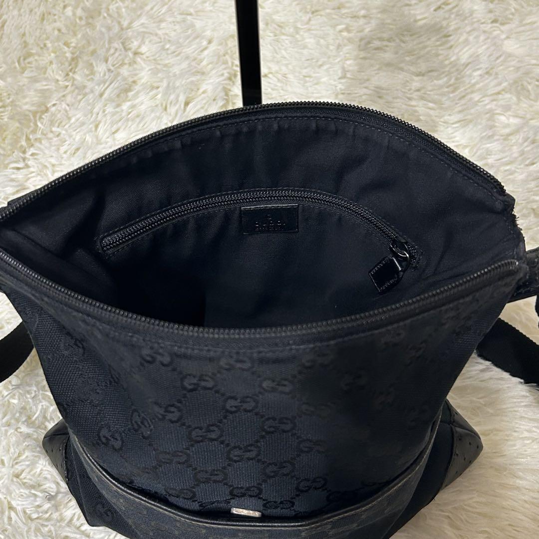 GUCCI グッチ ショルダーバック 斜め掛け gg柄 総柄 画像8