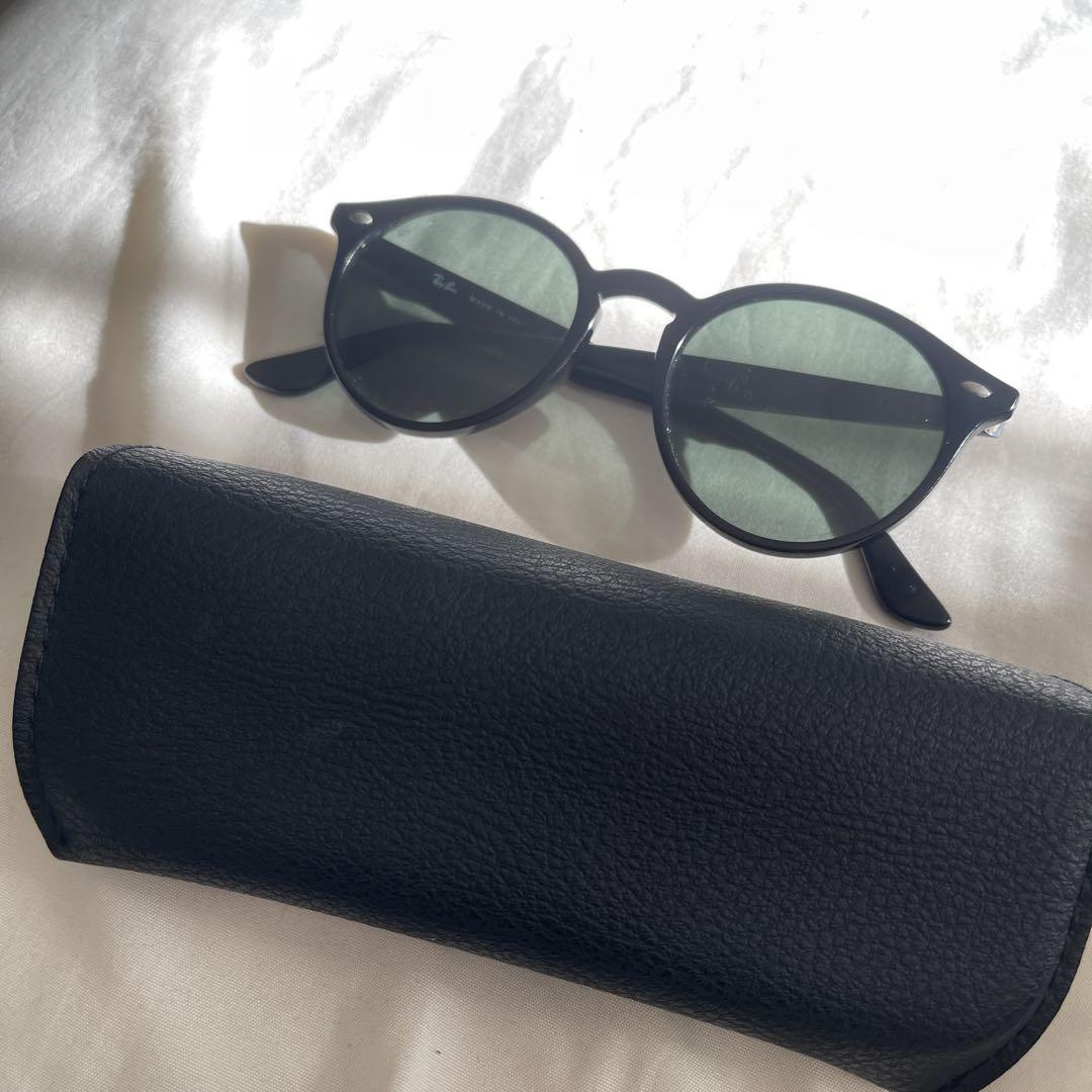 春早割 サングラス ブラック 2180 RB Ray-Ban ケース付き メルカリ - 小物