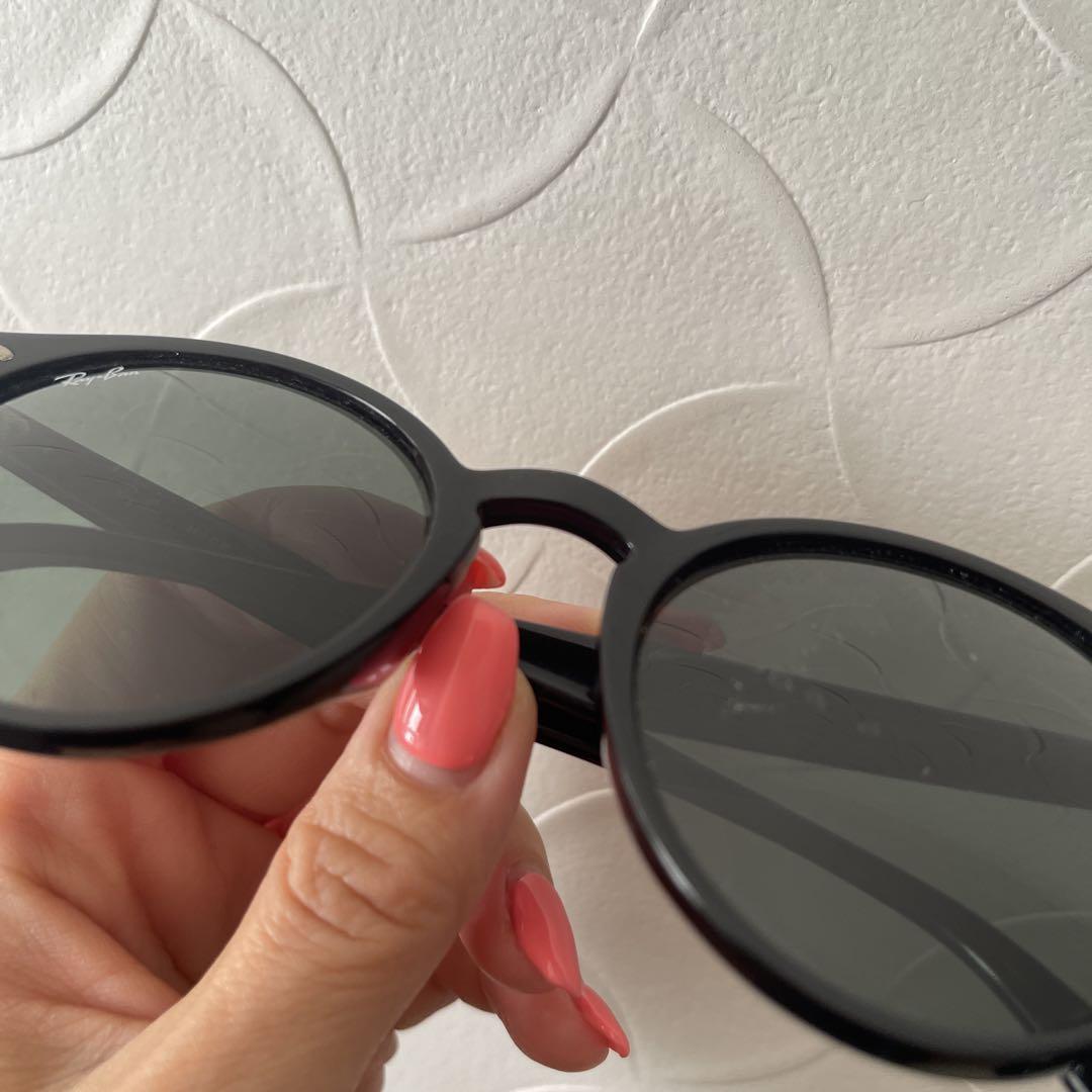 Ray-Ban RB 2180 ブラック サングラス ケース付き - メルカリ