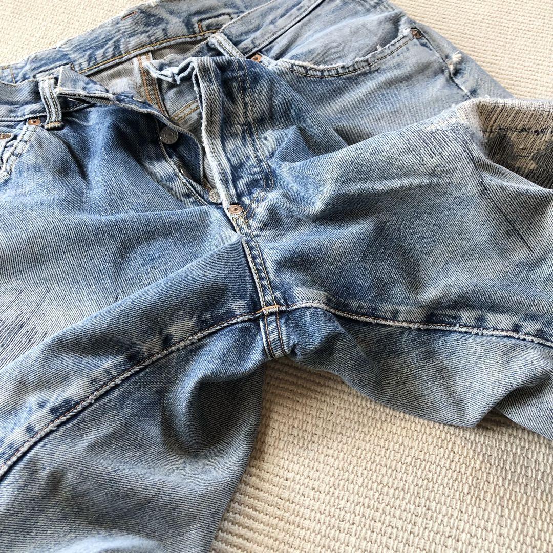 Sewing Chop O'alls デニムパンツ ヴィンテージ加工 90s?