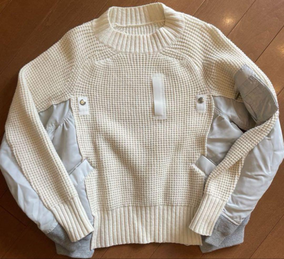 サカイ sacai ドッキングニット、セーター
