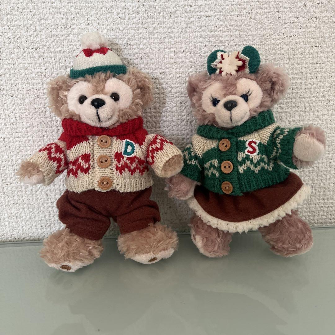 ダッフィーとシェリーメイぬいぐるみバッチセット・付箋