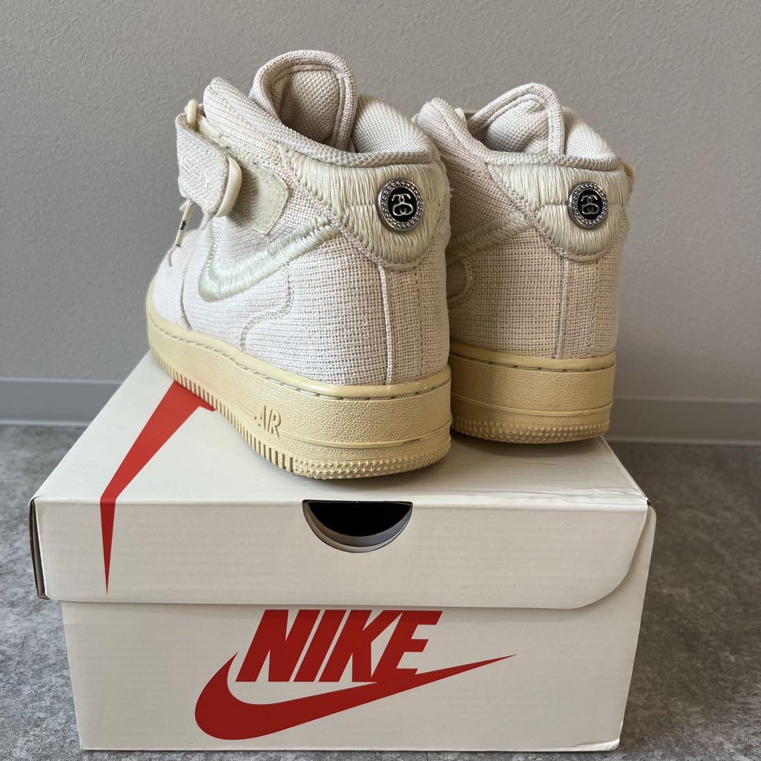 靴 AIR FORCE 1 07 MID SP STUSSY NIKE Fossil