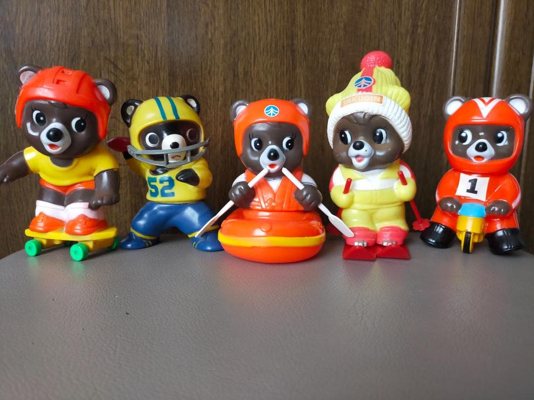 たくぎん たくちゃん 貯金箱 ５個やや傷や汚れあり