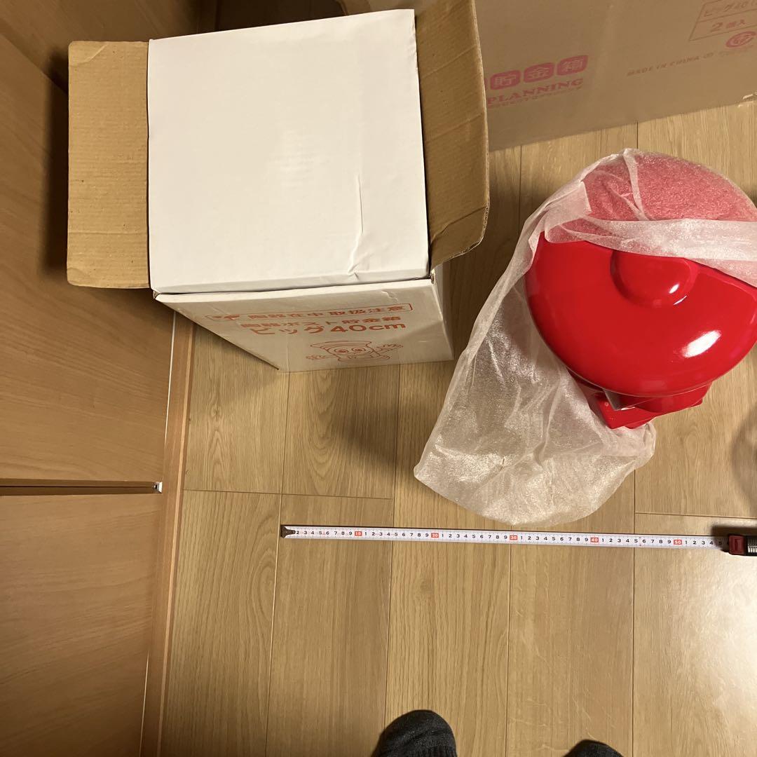 赤い郵便ポスト貯金箱 40cm