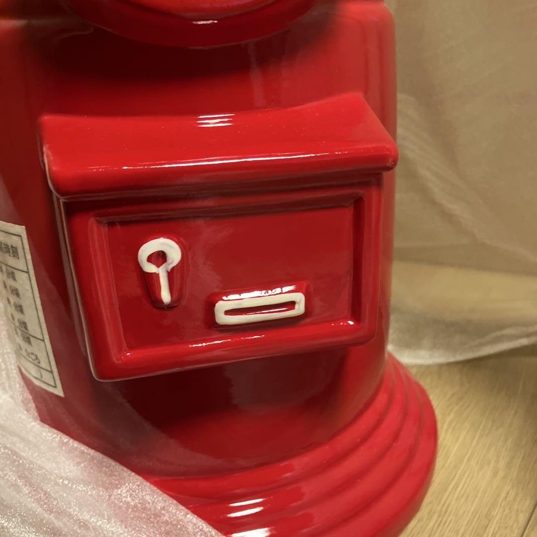 赤い郵便ポスト貯金箱 40cm