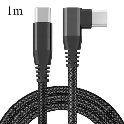 1m USB Type-C 充電ケーブル 直角