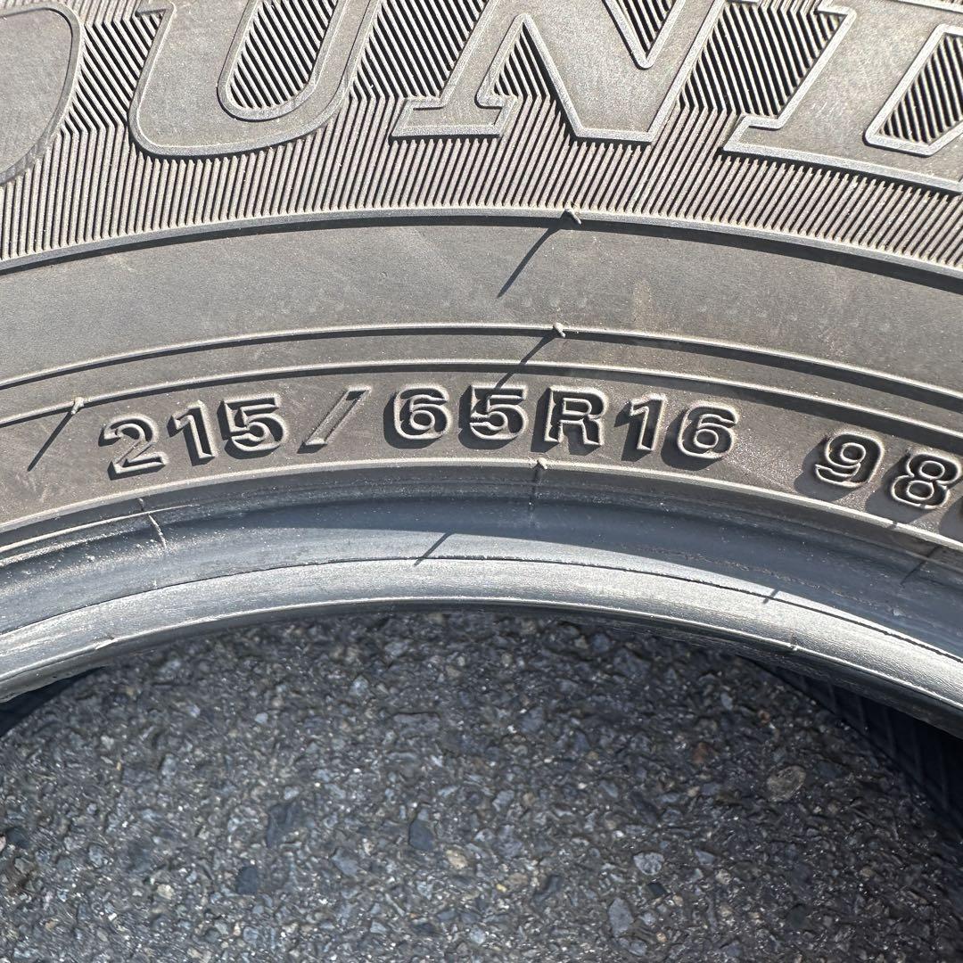 215/65R16 ダンロップ　WINTER MAXX