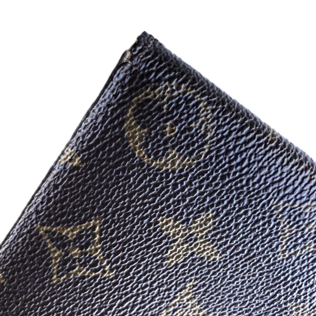 ルィヴィトン　Louis Vuitton モノグラム　二つ折り財布 ブラウン