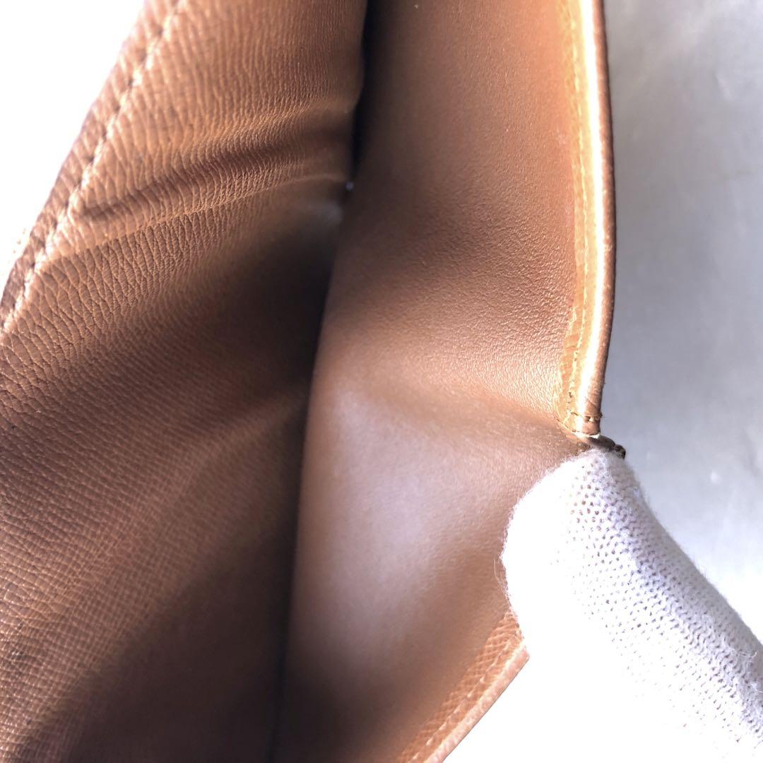 ルィヴィトン　Louis Vuitton モノグラム　二つ折り財布 ブラウン