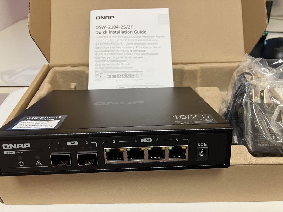QNAP QSW-2104-2S 10GbE スイッチングハブ