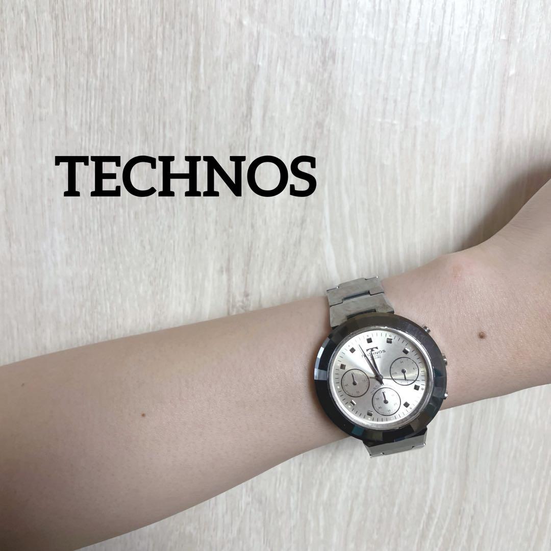 TECHNOS T6584クロノグラフ 腕時計 テクノス