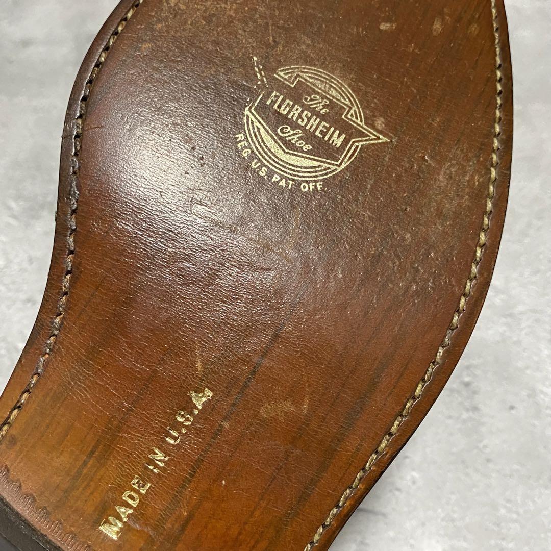 【美品】　フローシャイム　Florsheim（8.5）革靴　インペリアル　80s
