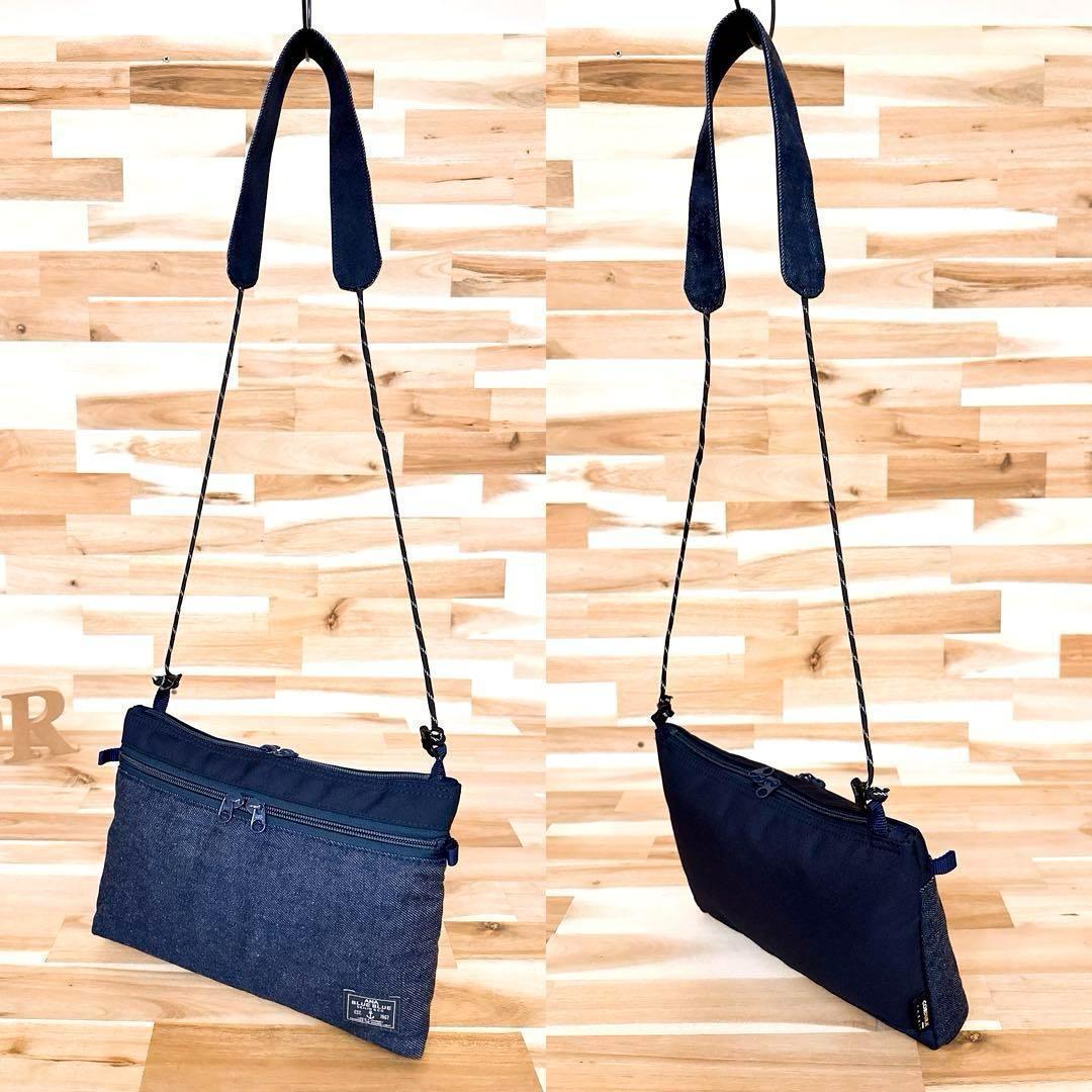 稀少【ブルーブルー×アナ】限定コラボ デニム サコッシュ