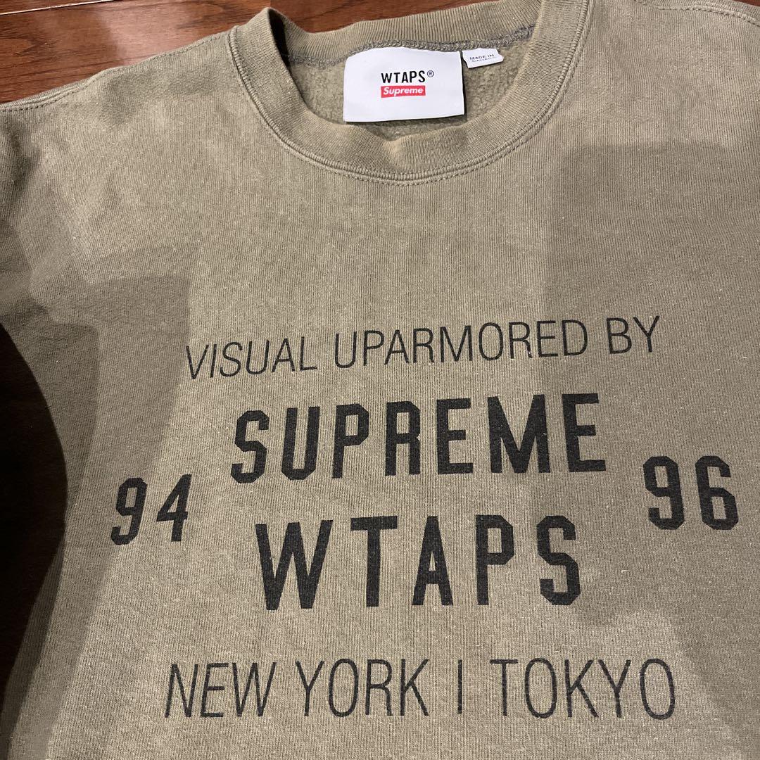 Supreme WTAPS コラボ トレーナー L - メルカリ Supreme WTAPS コラボ トレーナー L - メルカリ