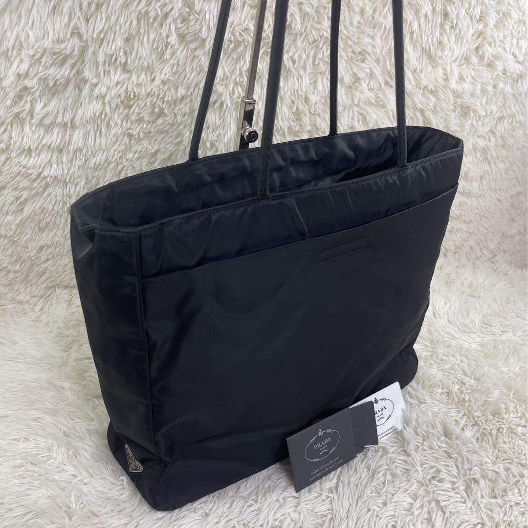 美品‼️ PRADA トートバッグ 三角ロゴプレート ナイロン