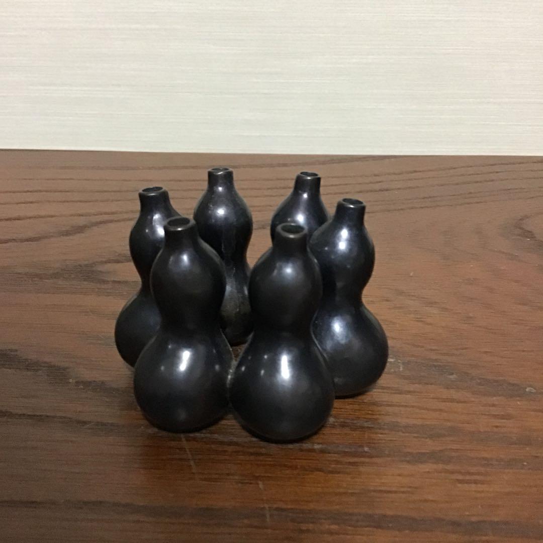一ノ瀬宗辰作六瓢蓋置