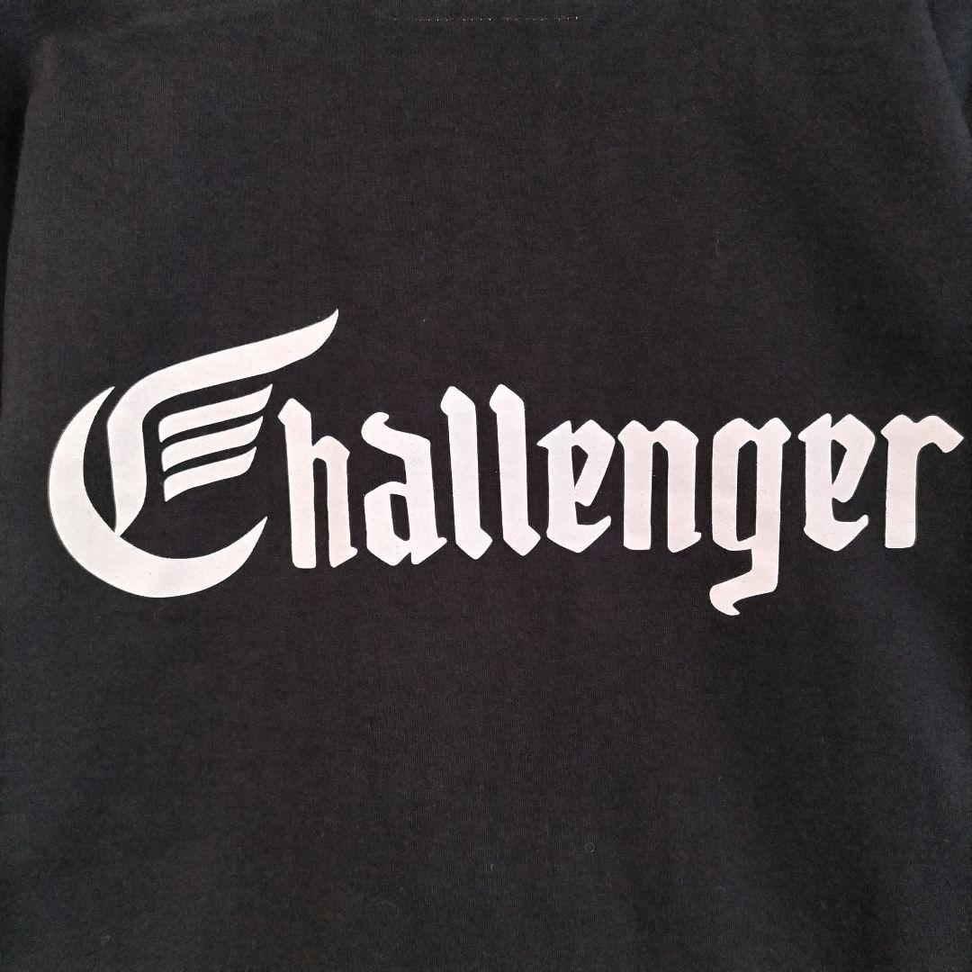 a88【人気Lサイズ】チャレンジャー☆背面ビックロゴ　Ｔシャツ　ワッペン付き
