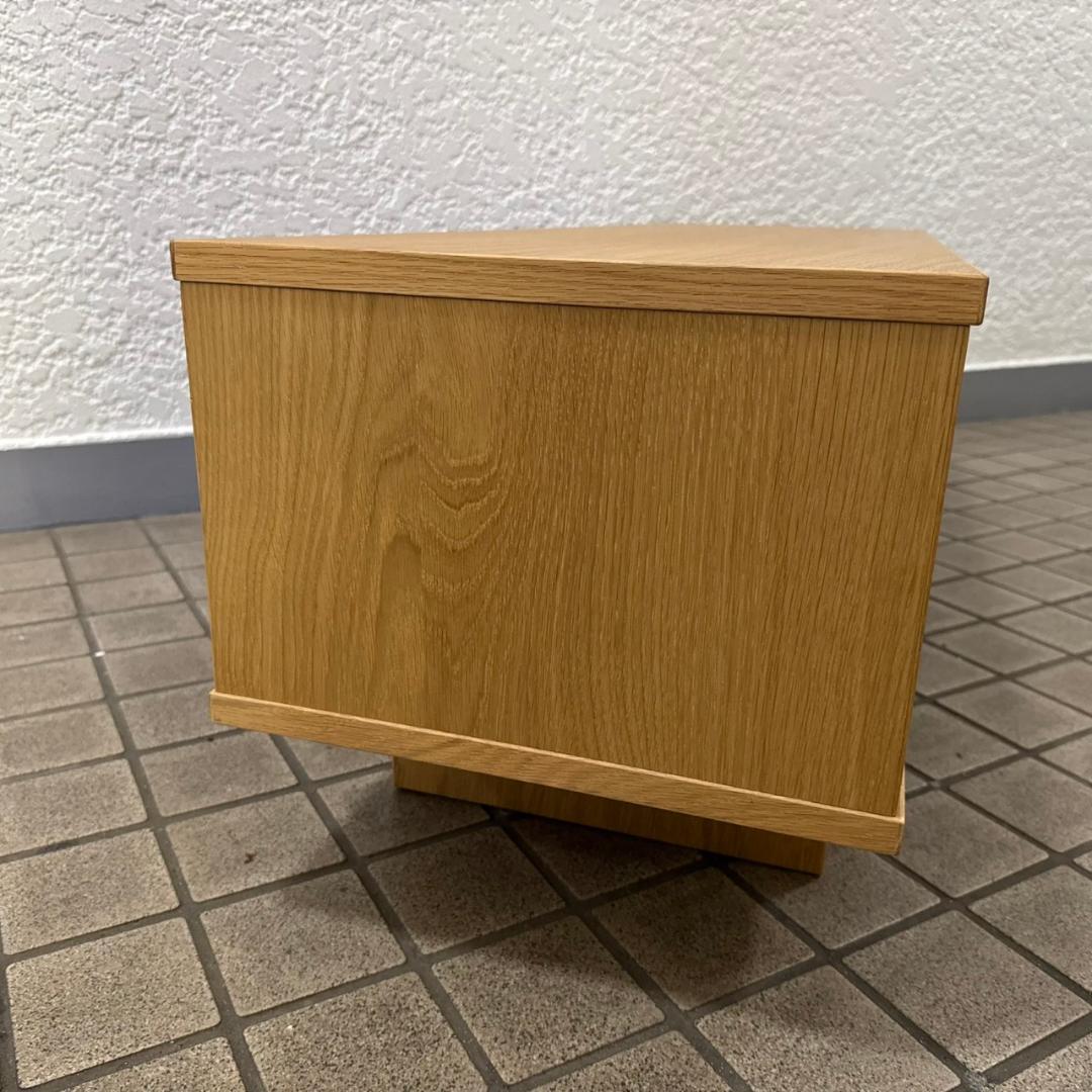 無印良品 オーク材AVラック薄型（引戸）・幅110㎝ MUJI - メルカリ