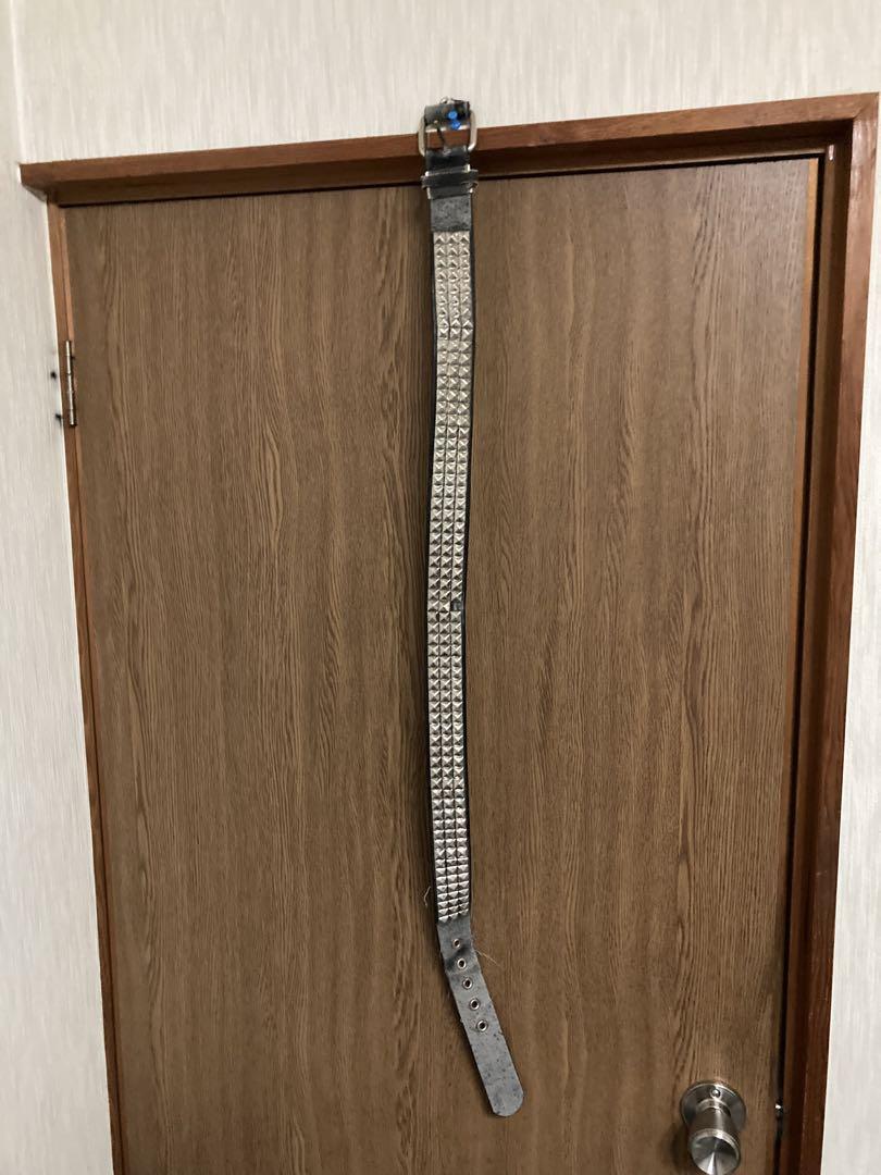 ビンテージ　スタッズベルト　パンク　ロック　ブラック　黒