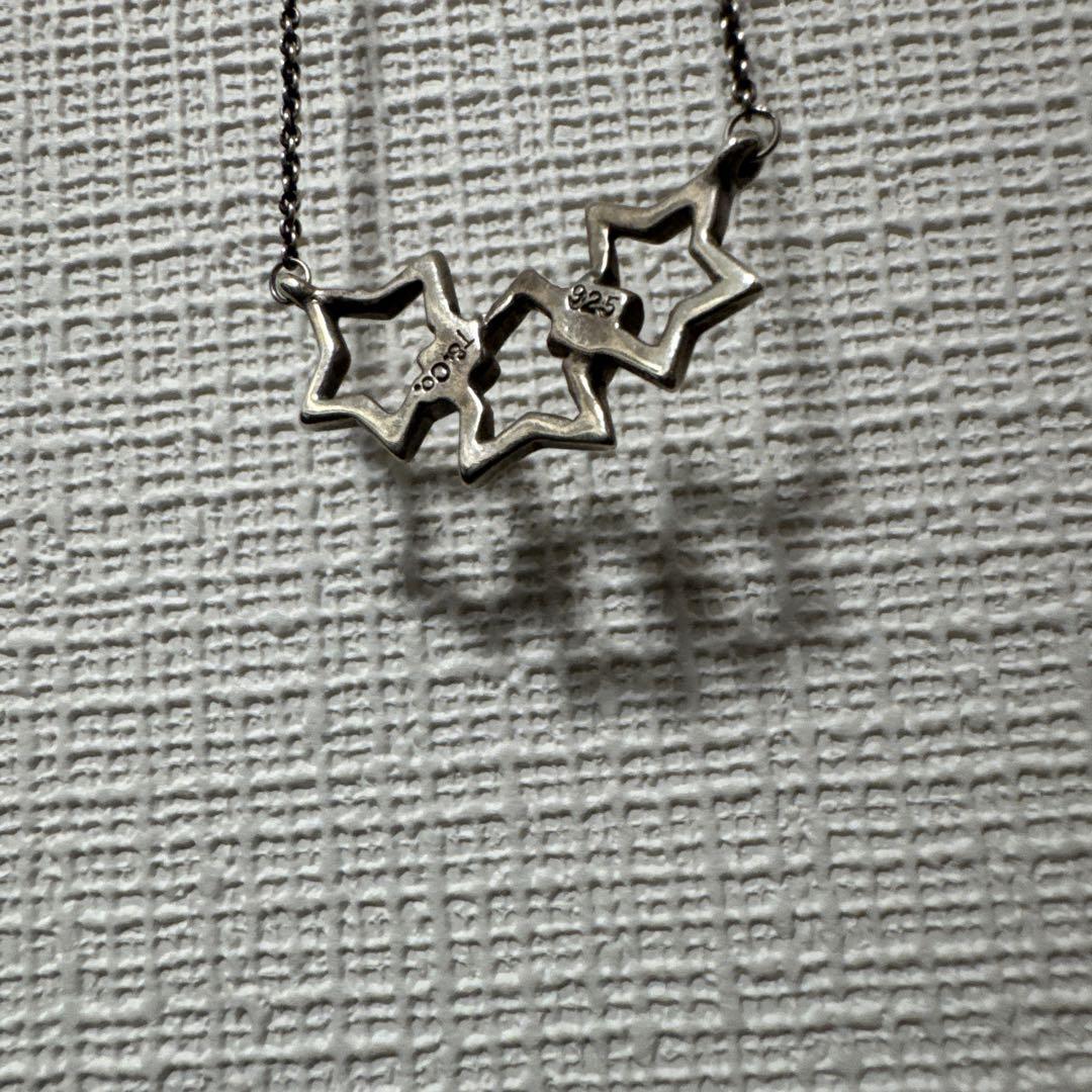 ティファニー　Tiffany トリプルスターネックレス