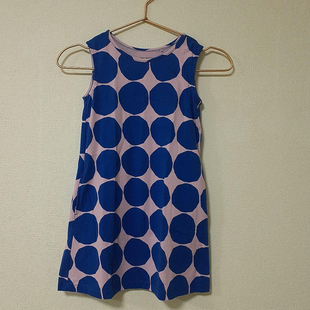 UNIQLO×marimekko 水玉ノースリーブワンピース 120 - メルカリ