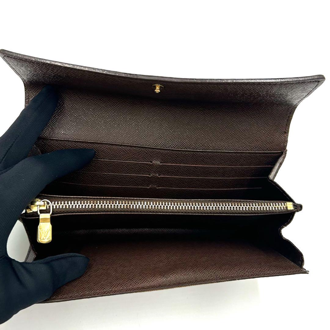 LOUIS VUITTON ルイヴィトン ダミエ 長財布 ブラウン